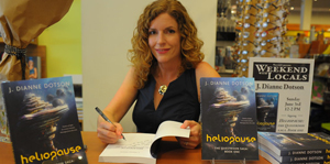 Book signing by an author